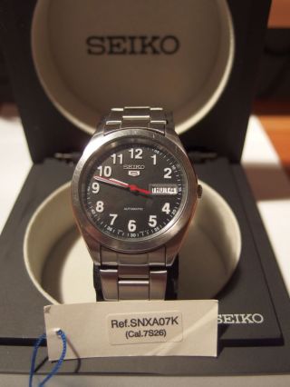 Seiko 5 Automatic Uhr Kaliber 7 S 26 (snxa07k) Für Herren Hau Bild