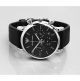 Emporio Armani Herrenuhr Ar1733 Leder Schwarz / Silber Herren Uhr - & Ovp Armbanduhren Bild 3