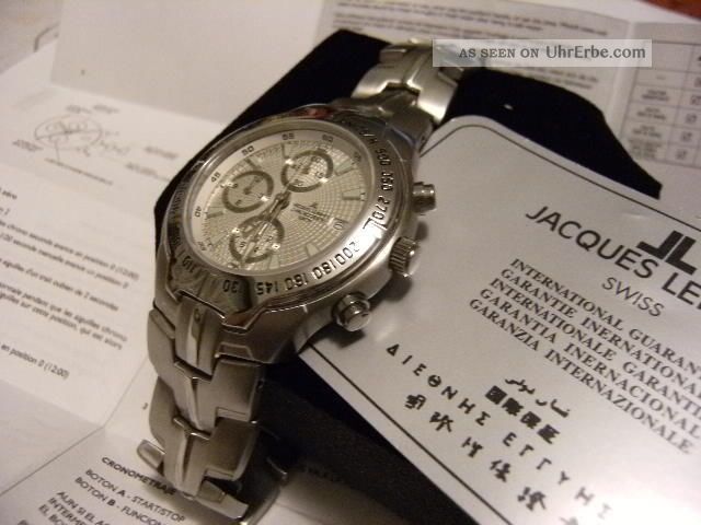 Jaques Lemans Chronograph,  War Ein Geschenk,  Ungetragen,  Tadellos. Armbanduhren Bild