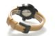 Tw Steel Uhr Herren Hell Braun Lederband Twa - 202 Np459€schwarzes Gehäuse Armbanduhren Bild 4