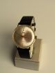 Laco Hau 585 Gold Ungetragen 70er Jahre Bauhaus Design Sammleruhr Selten Armbanduhren Bild 1