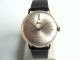 Laco Hau 585 Gold Ungetragen 70er Jahre Bauhaus Design Sammleruhr Selten Armbanduhren Bild 2