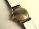 Laco Hau 585 Gold Ungetragen 70er Jahre Bauhaus Design Sammleruhr Selten Armbanduhren Bild 6