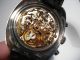Vintage Herren Uhr Watch Glycine Gmt Chronograph / Baugleich Heuer Camaro Armbanduhren Bild 8