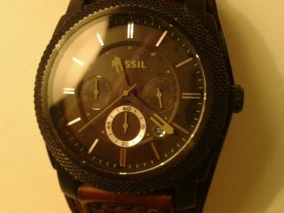 Fossil Herrenuhr Leder Bild