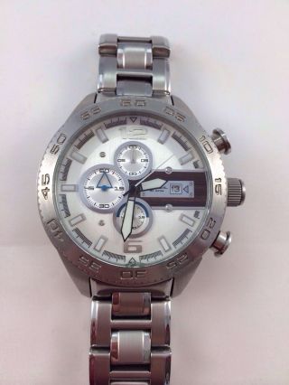 Fossil Herren Uhr Ch2566 Chronograph Edelstahl Selten Bild