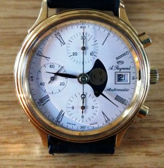 Chronograph Automatic,  Valjoux 7750,  Auguste Reymond Mondphase Bild
