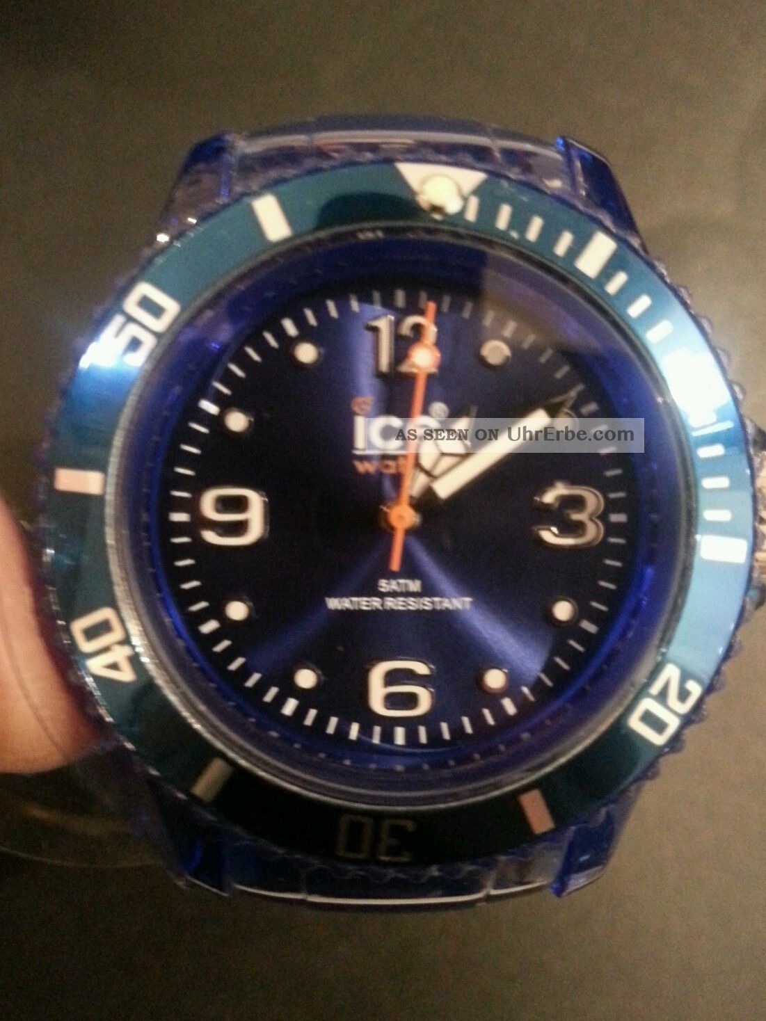 Ice Watch Uhr Blau Kunststoff Unisex Armbanduhren Bild