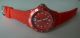 Stylische Lolli Clock Armbanduhr In Rot,  Ovp Trendy Armbanduhren Bild 3