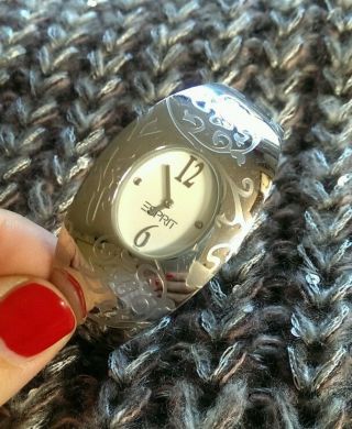 Süße Damen/ Mädchen Spangen - Uhr Silber Esprit Bild
