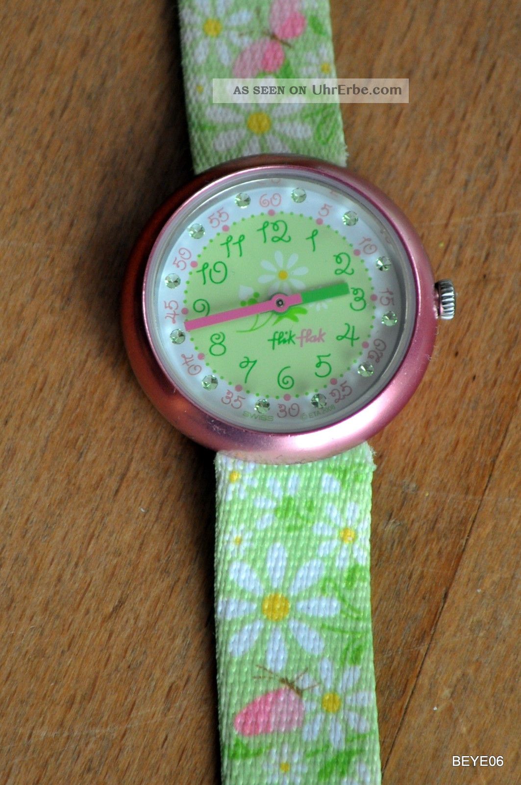 Kinderuhr Flik Flak,  Armbanduhr,  M.  Armband,  Schmuckdose,  Neue Batterie Armbanduhren Bild