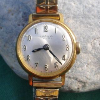 Klassische Junghans Uhr Armbanduhr Damen 17 Jewels Sammlerstück Made In Germany Bild