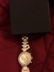 Neue Ungetragene Sehr Elegante Michael Kors Uhr Keramik Gold Glitzer Glamour St Armbanduhren Bild 1