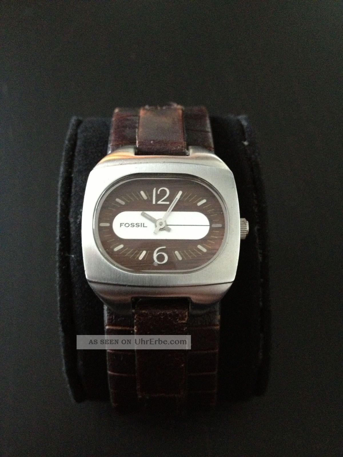 Fossil Damenuhr Jr - 9611 Neuwertig Braun Leder Armbanduhren Bild