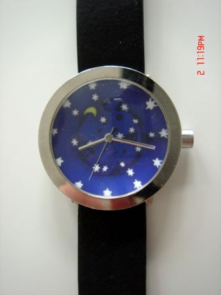 Originale Millefiori Murano Uhr Armbanduhr Damen Echtleder - Gut Erhalten Bild