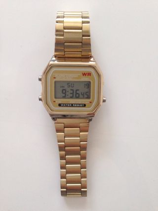 River Island Retro Trend Uhr Armbanduhr Watch Gold 80 ' S 90 ' S Bild
