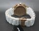 Emporio Armani Chronograph Ar5919 Unisex - Uhr Weiß/rosegold Armbanduhren Bild 8
