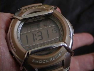 Casio Armbanduhr Baby - G Msg - 130 Edelstahlarmband Mit Faltverschluß Bild