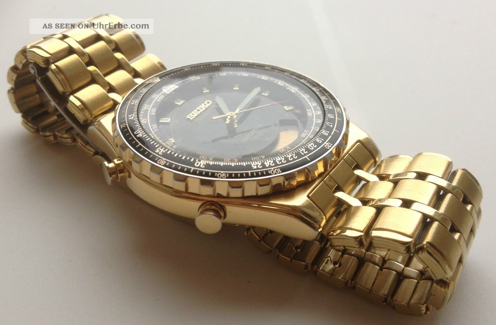 Seiko Sports 150 Pilotenuhr H801 6001 Analog Digital Armbanduhr Uhr