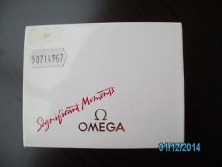 Omega - Aussenhülle Einer Omega - Uhrenbox Bild