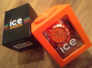 Ice Watch Chm.  Fo.  B.  S.  12 Ice Chrono Big Neon Orange Ovp Bild
