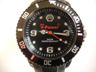 Shell V - Power Uhr Schwarz Bild