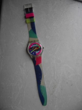 Swatch Armbanduhr,  Bunt Bild