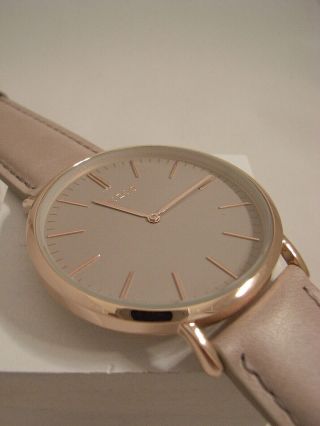 Oozoo Uhr Ultra Slim C6944 Ø Ca.  40 Mm Vintage Dusty Pink Neuheit Armbanduhr Bild
