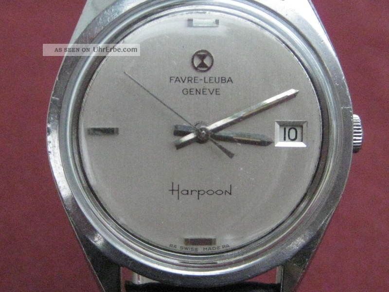 Favre - Leuba Harpoon Automatik - Herrenarmbanduhr Kal.  1152 Ca.  1961 Armbanduhren Bild
