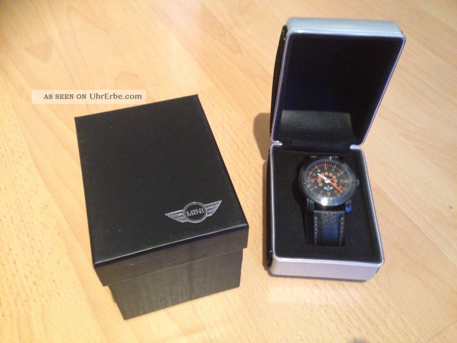 Bmw Mini Speedometer Black Armbanduhr Uhr Und Ovp Armbanduhren Bild