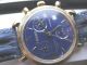 Schöne S 572 Tissot - Chronograph Uhr Quarz Blaues Zifferblatt Armbanduhren Bild 4