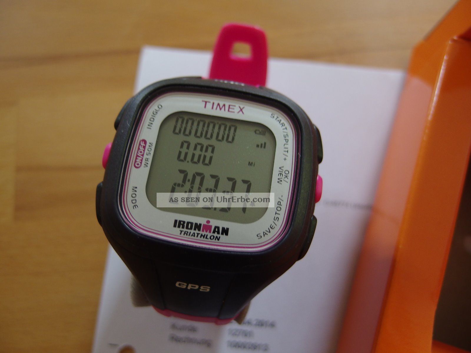 timex ironman easy trainer gps watch