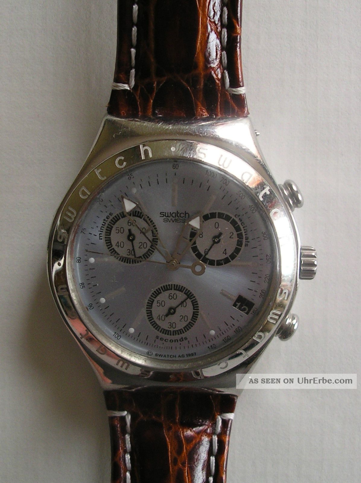 Swatch Irony Armbanduhr Stainless Steel (1) Getragen Armbanduhren Bild