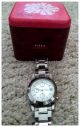 Uhr,  Fossil,  Silber,  Armbanduhr,  Unisex,  Boyfriendstyle,  Blogger Armbanduhren Bild 1