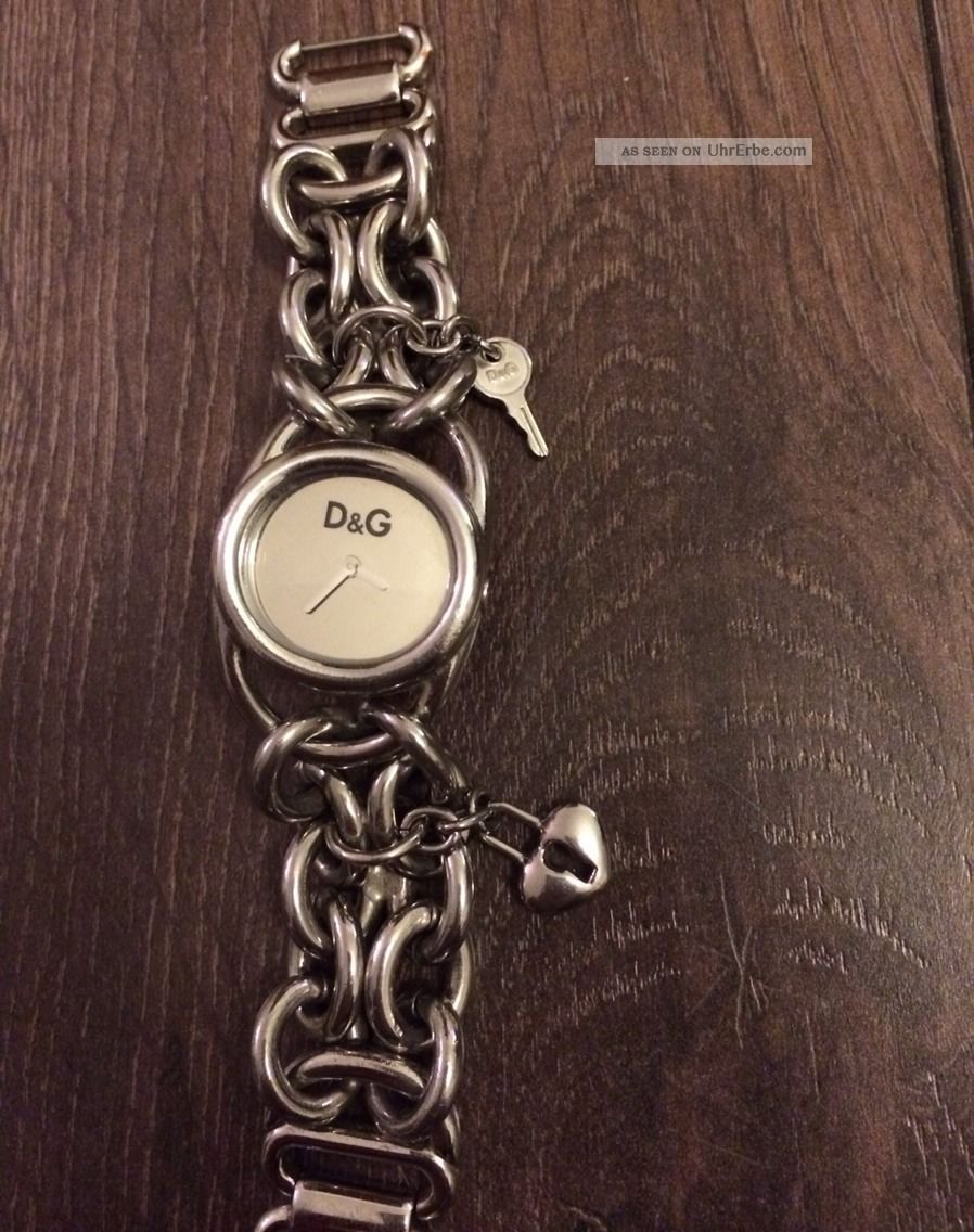 Orig.  Dolce & Gabbana Uhr Armbanduhr Armband Silber Charm Anhänger,  Michael Kors Armbanduhren Bild