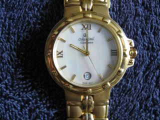 Oscar Emil Casablanca,  Uhr,  Armbanduhr,  23 K Vergoldet,  Wie Bild