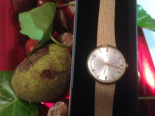 Armbanduhr,  Uhr,  Echt Gold 585 Junghans,  Erbstück,  Vintage,  17 Jewels,  Automatik Bild