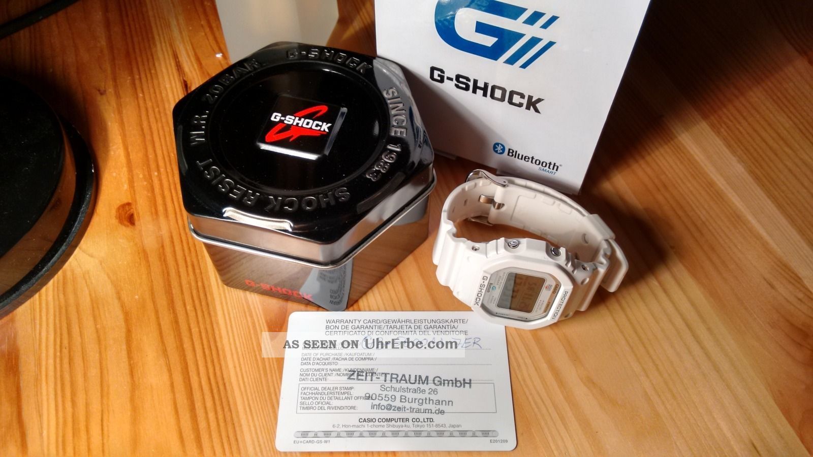 g shock with bluetooth headphones