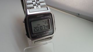 Seiko Lcd Digital Alarm Chronograph A914 - 5a09 Bild