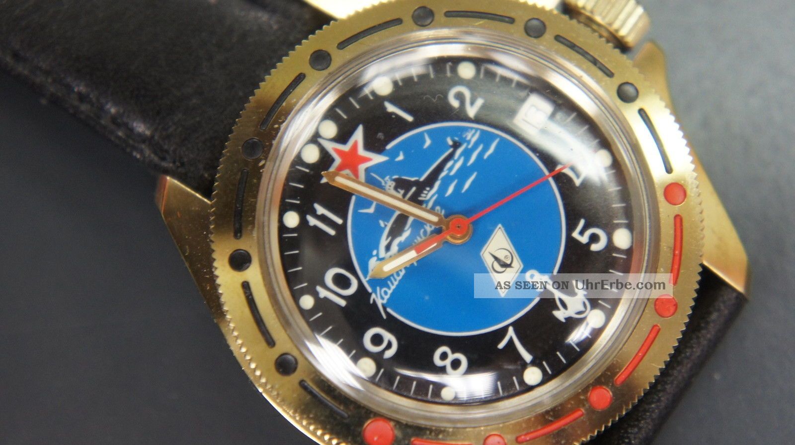 Vostok Wostok Komandirskie Russische Uhr Taucheruhr U Boot Armbanduhren Bild