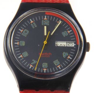 Swatch Blau Rotes Armband Bild