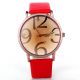 Modern Women Red Pu Leather Band Four Numbers Casual Wristwatch Hot Armbanduhren Bild 1