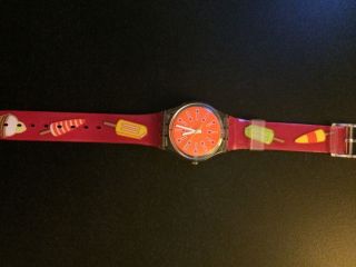 Orig Swatch Uhr Pink Bunt Neuw.  Top Swatch Armbanduhr Bild