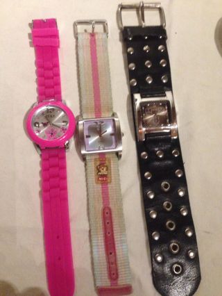 4 Uhren :nici,  Hello Kitty,  Fossil Metallbox Bild