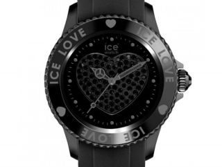 Ice - Watch Ice - Love Armbanduhr Für Unisex Lo.  Bk.  S.  S.  10 Swarovski Schwarz Bild