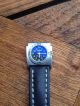 Orig.  Breitling Utc (e70176,  Titan) Mit Lederband Und Faltschließe,  22/18 Armbanduhren Bild 1