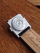 Orig.  Breitling Utc (e70176,  Titan) Mit Lederband Und Faltschließe,  22/18 Armbanduhren Bild 4