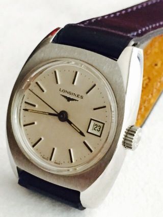 Vintage Longines Armbanduhr Handaufzug Schweiz 1960 Bild