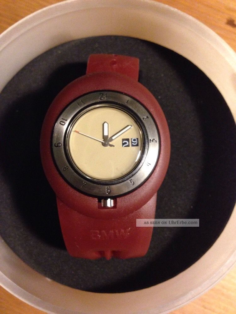 Bmw Uhr Rot Bordeaux Armbanduhren Bild