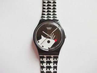 Swatch Quartzuhr Mit Maus - Uhr Geht Bild